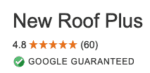 Image of New Roof Plus Google Guarantee badge