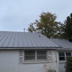New residential metal roof installation. Metal roof installation on home in Denver metro area.