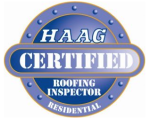 Haag Certified Roofing Inspector logo for New Roof Plus