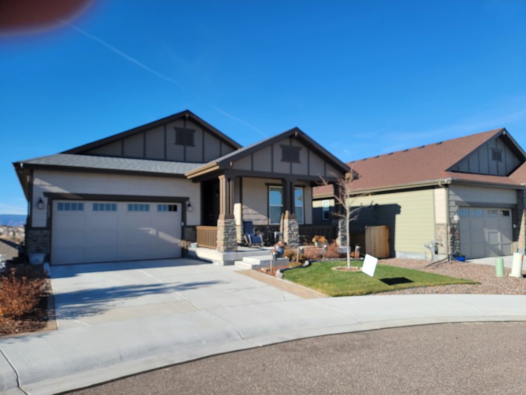 4027 Broken Hill Dr, Castle Rock, CO 80109 with new roof from New Roof Plus.